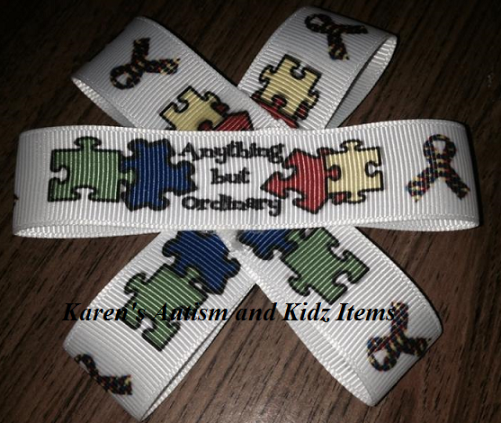 Autism Star Hair Clip