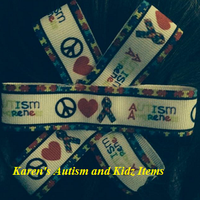 Autism Star Hair Clip