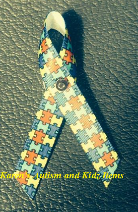 Autism Awareness Ribbon Pin